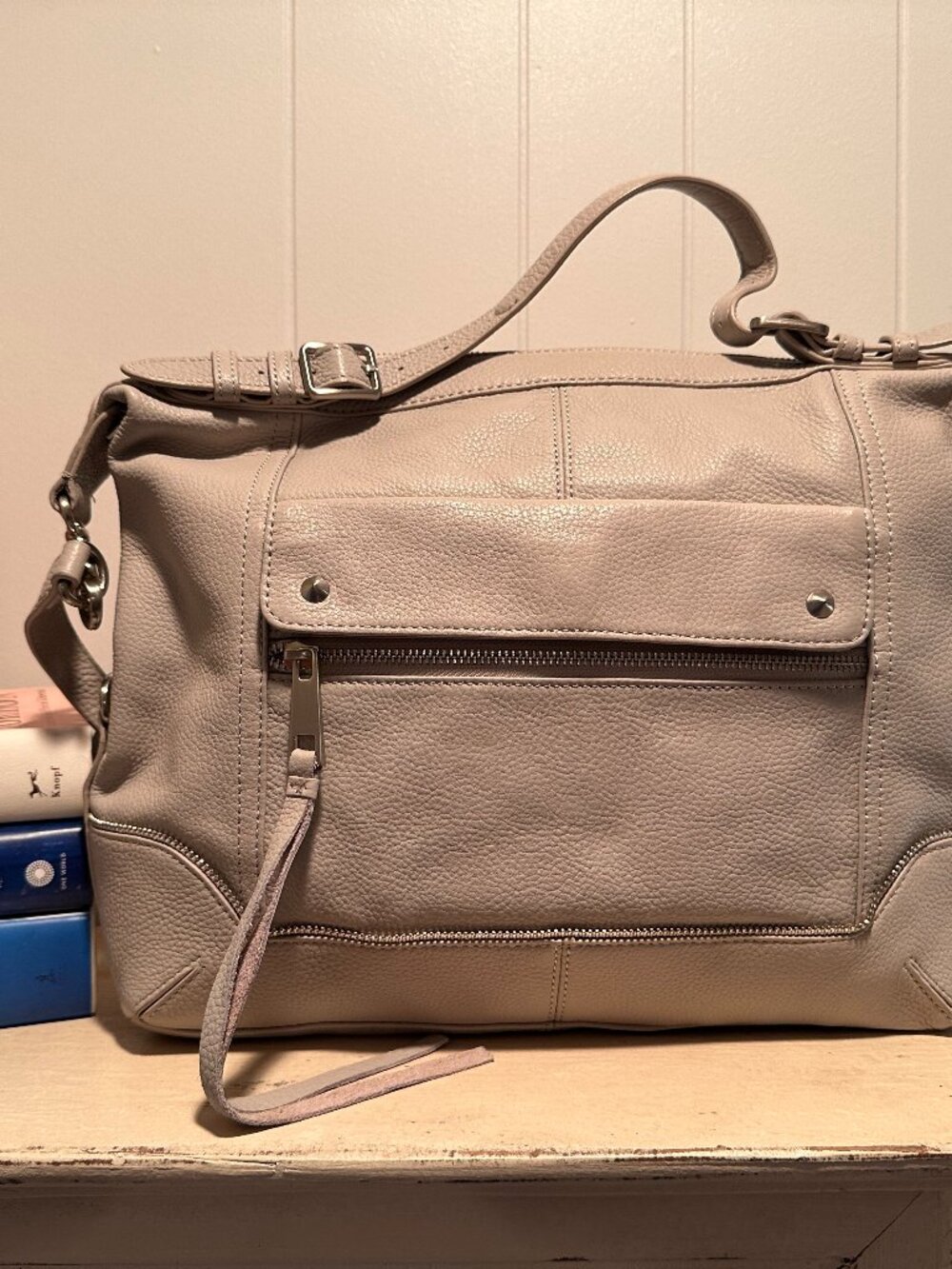Crown Vintage Bag in Stone